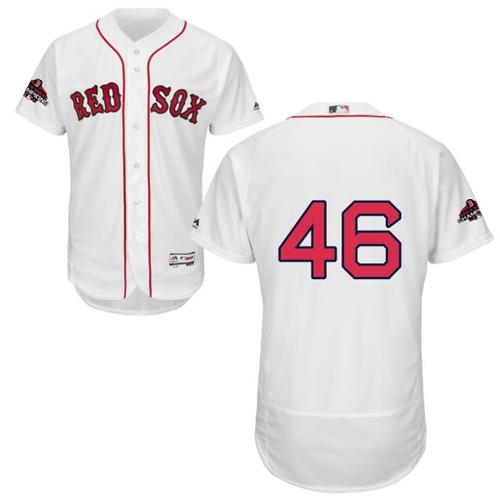 Red Sox #46 Craig Kimbrel White Flexbase Authentic Collection 2018 World Series Champions Stitched MLB Jersey Red Sox #46 Craig Kimbrel White Flexbase Authentic Collection 2018 World Series Champions Stitched MLB Jersey
