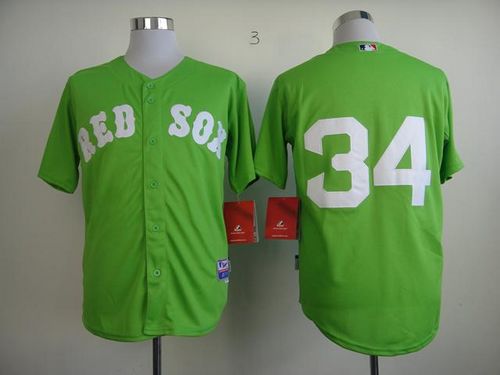 Red Sox #34 David Ortiz Green Cool Base Stitched MLB Jersey Red Sox #34 David Ortiz Green Cool Base Stitched MLB Jersey