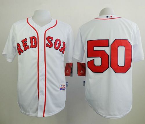 Red Sox #50 Mookie Betts White Cool Base Stitched MLB Jersey Red Sox #50 Mookie Betts White Cool Base Stitched MLB Jersey
