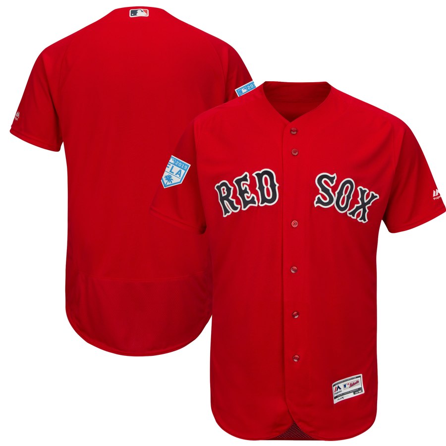 Red Sox Blank Red 2019 Spring Training Flex Base Stitched MLB Jersey Red Sox Blank Red 2019 Spring Training Flex Base Stitched MLB Jersey