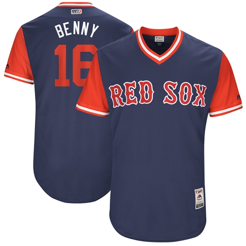 Red Sox #16 Andrew Benintendi Navy "Benny" Players Weekend Authentic Stitched MLB Jersey Red Sox #16 Andrew Benintendi Navy "Benny" Players Weekend Authentic Stitched MLB Jersey