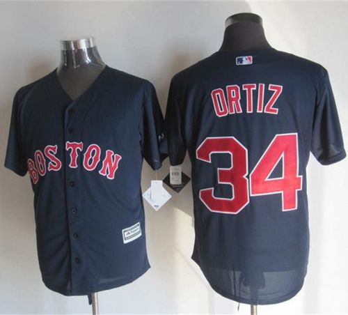 Red Sox #34 David Ortiz Navy Blue New Cool Base Stitched MLB Jersey Red Sox #34 David Ortiz Navy Blue New Cool Base Stitched MLB Jersey