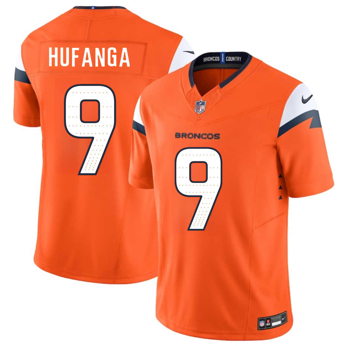 Men's Denver Broncos #9 Talanoa Hufanga Orange 2024 F.U.S.E. Vapor Limited Stitched Football Jersey Men's Denver Broncos #9 Talanoa Hufanga Orange 2024 F.U.S.E. Vapor Limited Stitched Football Jersey