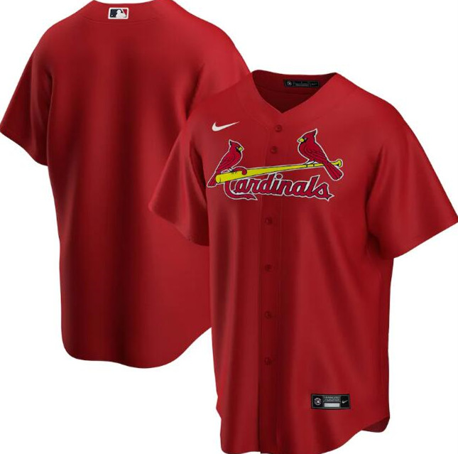 Men's St. Louis Cardinals Blank Red MLB Cool Base Stitched Jersey Men's St. Louis Cardinals Blank Red MLB Cool Base Stitched Jersey