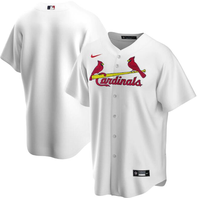 Men's St. Louis Cardinals Blank White MLB Cool Base Stitched Jersey Men's St. Louis Cardinals Blank White MLB Cool Base Stitched Jersey