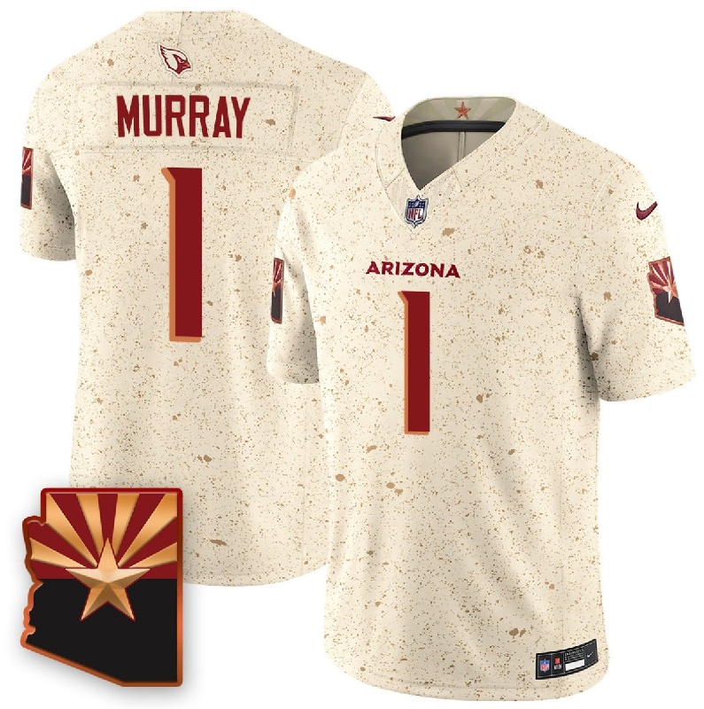 Men's Arizona Cardinals #1 Kyler Murray 2025 F.U.S.E. “Rivalries” Vapor Untouchable Limited Stitched Jersey Men's Arizona Cardinals #1 Kyler Murray 2025 F.U.S.E. “Rivalries” Vapor Untouchable Limited Stitched Jersey
