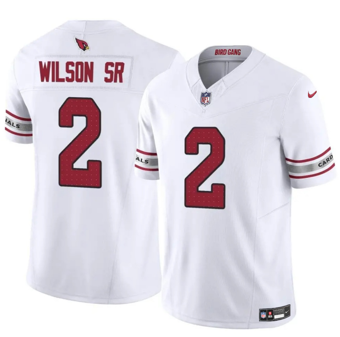 Men's Arizona Cardinals #2 Mack Wilson Sr White 2025 F.U.S.E. Vapor Untouchable Limited Stitched Jersey Men's Arizona Cardinals #2 Mack Wilson Sr White 2025 F.U.S.E. Vapor Untouchable Limited Stitched Jersey