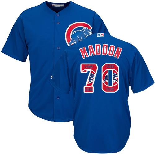 Cubs #70 Joe Maddon Blue Team Logo Fashion Stitched MLB Jersey Cubs #70 Joe Maddon Blue Team Logo Fashion Stitched MLB Jersey