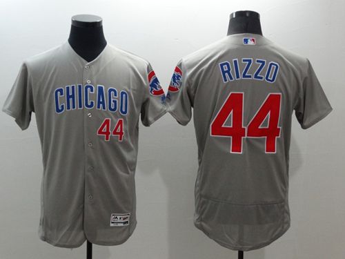 Cubs #44 Anthony Rizzo Grey Flexbase Authentic Collection Road Stitched MLB Jersey Cubs #44 Anthony Rizzo Grey Flexbase Authentic Collection Road Stitched MLB Jersey