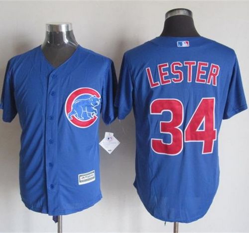 Cubs #34 Jon Lester Blue New Cool Base Stitched MLB Jersey Cubs #34 Jon Lester Blue New Cool Base Stitched MLB Jersey