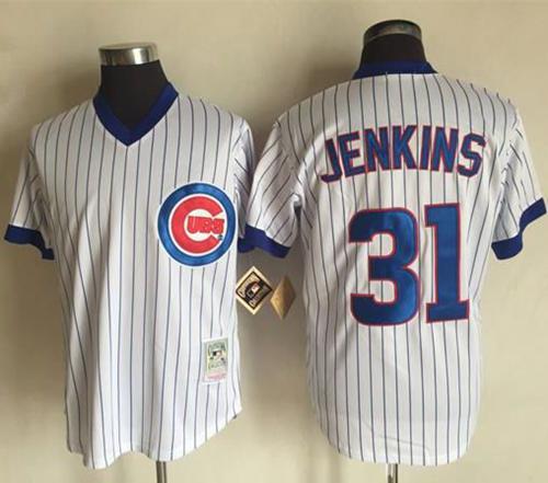 Mitchell And Ness Cubs #31 Fergie Jenkins White Strip Throwback Stitched MLB Jersey Mitchell And Ness Cubs #31 Fergie Jenkins White Strip Throwback Stitched MLB Jersey
