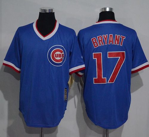 Cubs #17 Kris Bryant Blue Cooperstown Stitched MLB Jersey Cubs #17 Kris Bryant Blue Cooperstown Stitched MLB Jersey