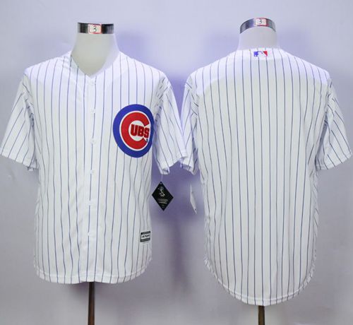Cubs Blank White Strip New Cool Base Stitched MLB Jersey Cubs Blank White Strip New Cool Base Stitched MLB Jersey