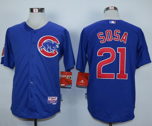 Cubs #21 Sammy Sosa Blue Alternate Cool Base Stitched MLB Jersey Cubs #21 Sammy Sosa Blue Alternate Cool Base Stitched MLB Jersey
