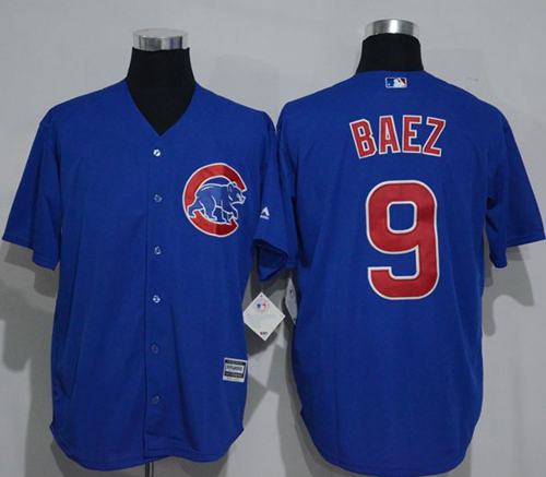 Cubs #9 Javier Baez Blue New Cool Base Stitched MLB Jersey Cubs #9 Javier Baez Blue New Cool Base Stitched MLB Jersey