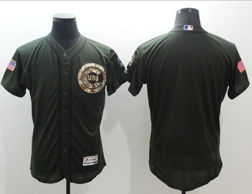Cubs Blank Green Flexbase Authentic Collection Salute to Service Stitched MLB Jersey Cubs Blank Green Flexbase Authentic Collection Salute to Service Stitched MLB Jersey