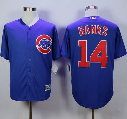 Cubs #14 Ernie Banks Blue New Cool Base Stitched MLB Jersey Cubs #14 Ernie Banks Blue New Cool Base Stitched MLB Jersey