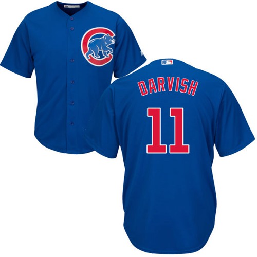 Cubs #11 Yu Darvish Blue New Cool Base Stitched MLB Jersey Cubs #11 Yu Darvish Blue New Cool Base Stitched MLB Jersey