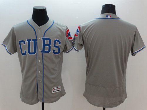 Cubs Blank Grey Flexbase Authentic Collection Alternate Road Stitched MLB Jersey Cubs Blank Grey Flexbase Authentic Collection Alternate Road Stitched MLB Jersey