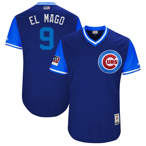 Cubs #9 Javier Baez Royal "El Mago" Players Weekend Authentic Stitched MLB Jersey Cubs #9 Javier Baez Royal "El Mago" Players Weekend Authentic Stitched MLB Jersey
