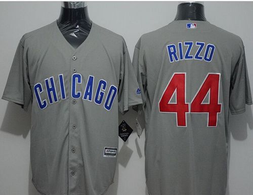 Cubs #44 Anthony Rizzo Grey New Cool Base Stitched MLB Jersey Cubs #44 Anthony Rizzo Grey New Cool Base Stitched MLB Jersey