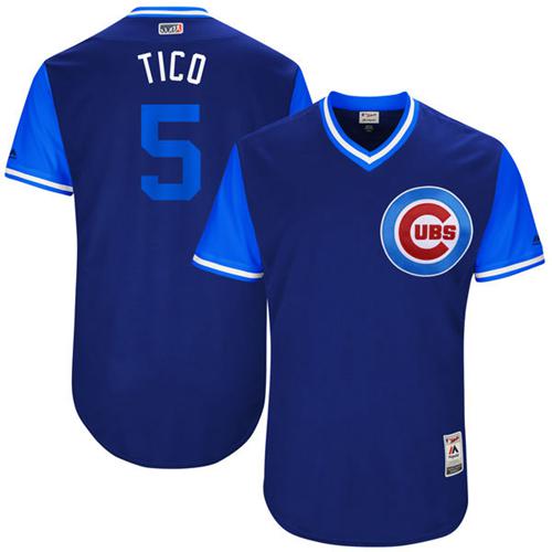 Cubs #5 Albert Almora Jr. Royal "Tico" Players Weekend Authentic Stitched MLB Jersey Cubs #5 Albert Almora Jr. Royal "Tico" Players Weekend Authentic Stitched MLB Jersey