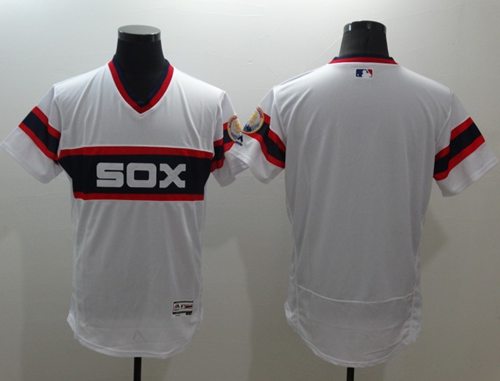 White Sox Blank White Flexbase Authentic Collection Alternate Home Stitched MLB Jersey White Sox Blank White Flexbase Authentic Collection Alternate Home Stitched MLB Jersey