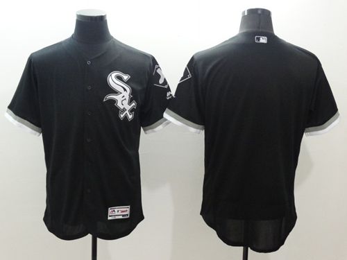 White Sox Blank Black Flexbase Authentic Collection Stitched MLB Jersey White Sox Blank Black Flexbase Authentic Collection Stitched MLB Jersey