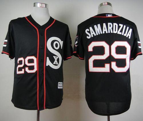 White Sox #29 Jeff Samardzija Black New Cool Base Stitched MLB Jersey White Sox #29 Jeff Samardzija Black New Cool Base Stitched MLB Jersey