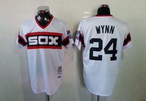 Mitchell And Ness 1983 White Sox #24 Early Wynn White Throwback Stitched MLB Jersey Mitchell And Ness 1983 White Sox #24 Early Wynn White Throwback Stitched MLB Jersey
