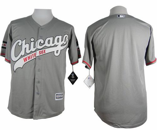 White Sox Blank Grey New Cool Base Stitched MLB Jersey White Sox Blank Grey New Cool Base Stitched MLB Jersey