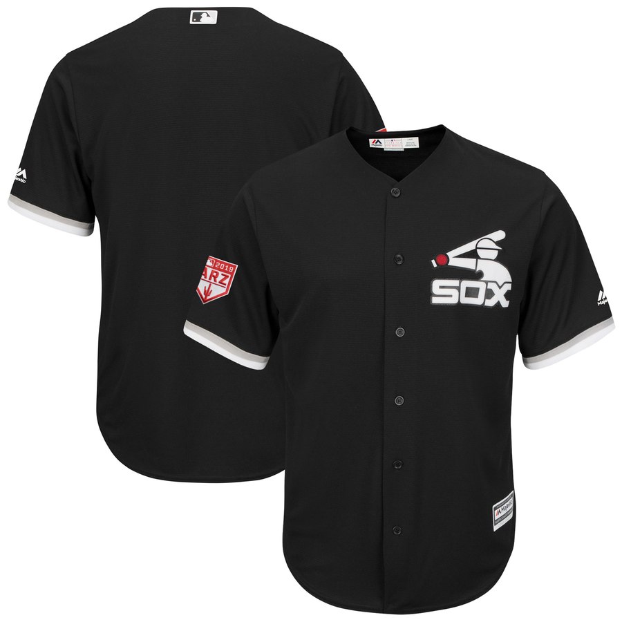 White Sox Blank Black 2019 Spring Training Cool Base Stitched MLB Jersey White Sox Blank Black 2019 Spring Training Cool Base Stitched MLB Jersey