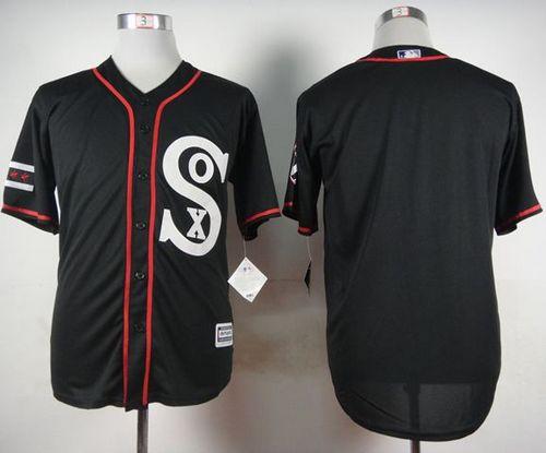 White Sox Blank Black New Cool Base Stitched MLB Jersey White Sox Blank Black New Cool Base Stitched MLB Jersey