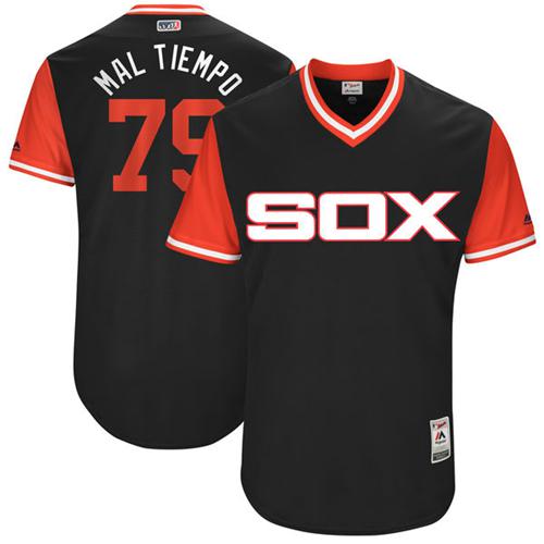 White Sox #79 Jose Abreu Black "Mal Tiempo" Players Weekend Authentic Stitched MLB Jersey White Sox #79 Jose Abreu Black "Mal Tiempo" Players Weekend Authentic Stitched MLB Jersey