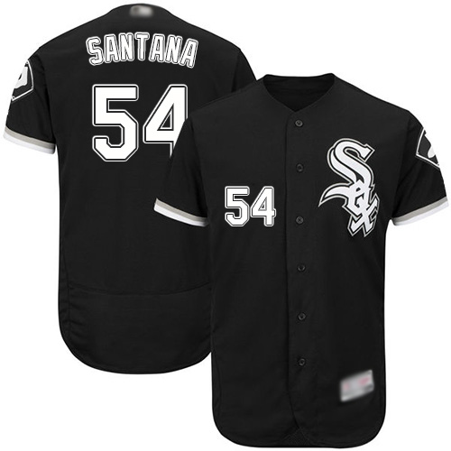White Sox #54 Ervin Santana Black Flexbase Authentic Collection Stitched MLB Jersey White Sox #54 Ervin Santana Black Flexbase Authentic Collection Stitched MLB Jersey