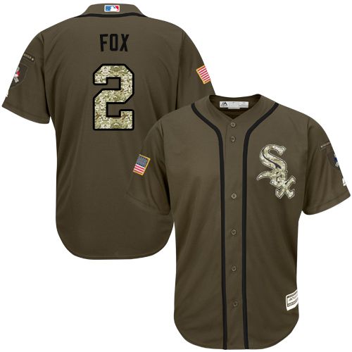 White Sox #2 Nellie Fox Green Salute to Service Stitched MLB Jersey White Sox #2 Nellie Fox Green Salute to Service Stitched MLB Jersey
