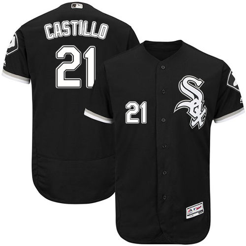White Sox #21 Welington Castillo Black Flexbase Authentic Collection Stitched MLB Jersey White Sox #21 Welington Castillo Black Flexbase Authentic Collection Stitched MLB Jersey