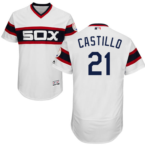 White Sox #21 Welington Castillo White Flexbase Authentic Collection Alternate Home Stitched MLB Jersey White Sox #21 Welington Castillo White Flexbase Authentic Collection Alternate Home Stitched MLB Jersey