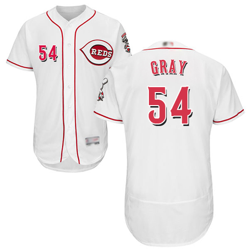 Reds #54 Sonny Gray White Flexbase Authentic Collection Stitched MLB Jersey Reds #54 Sonny Gray White Flexbase Authentic Collection Stitched MLB Jersey