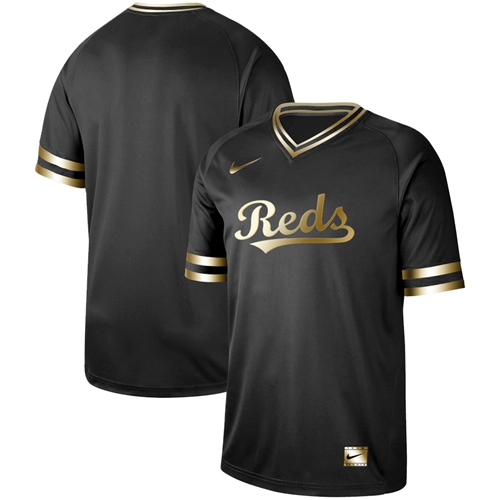 Nike Reds Blank Black Gold Authentic Stitched MLB Jersey Nike Reds Blank Black Gold Authentic Stitched MLB Jersey