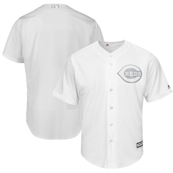 Cincinnati Reds Blank Majestic 2019 Players' Weekend Cool Base Team Jersey White Cincinnati Reds Blank Majestic 2019 Players' Weekend Cool Base Team Jersey White