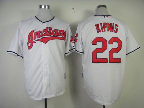 Indians #22 Jason Kipnis White Cool Base Stitched MLB Jersey Indians #22 Jason Kipnis White Cool Base Stitched MLB Jersey