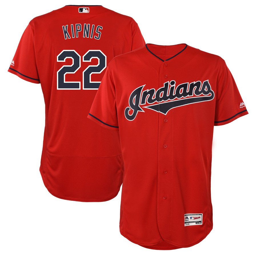 Indians #22 Jason Kipnis Scarlet 2019 Flexbase Authentic Collection Stitched MLB Jersey Indians #22 Jason Kipnis Scarlet 2019 Flexbase Authentic Collection Stitched MLB Jersey