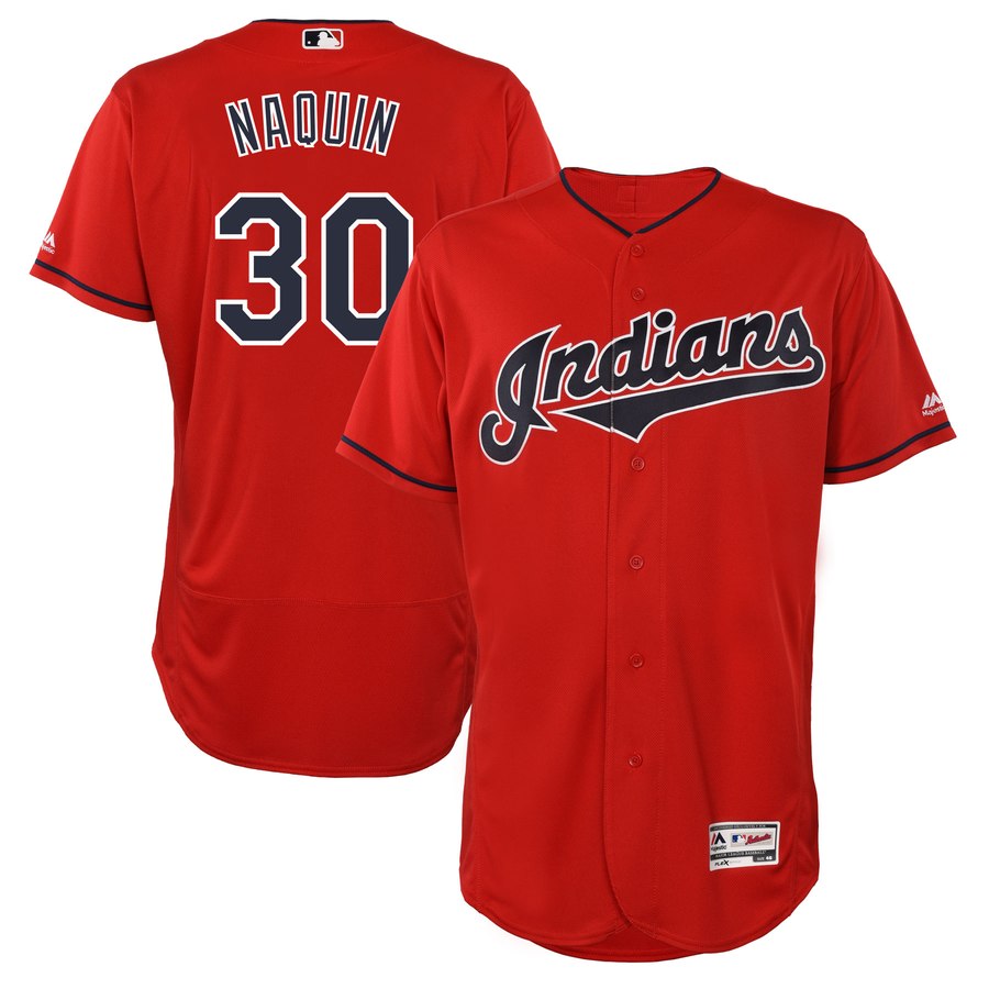Indians #30 Tyler Naquin Scarlet 2019 Flexbase Authentic Collection Stitched MLB Jersey Indians #30 Tyler Naquin Scarlet 2019 Flexbase Authentic Collection Stitched MLB Jersey
