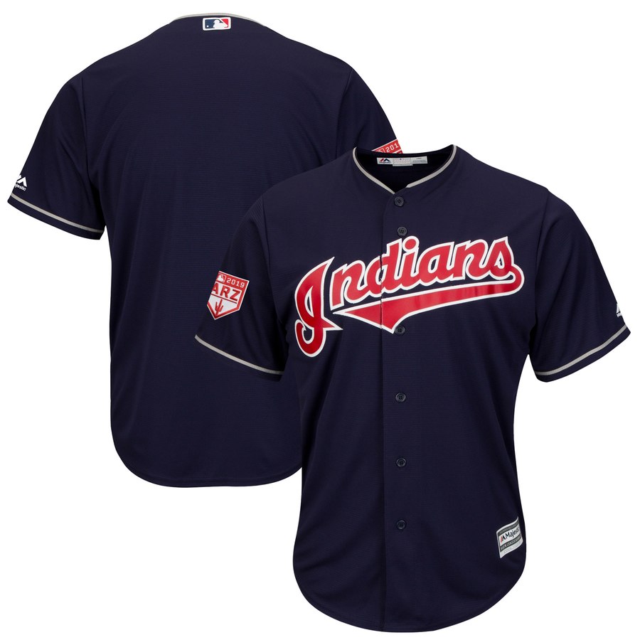 Indians Blank Navy Blue 2019 Spring Training Cool Base Stitched MLB Jersey Indians Blank Navy Blue 2019 Spring Training Cool Base Stitched MLB Jersey