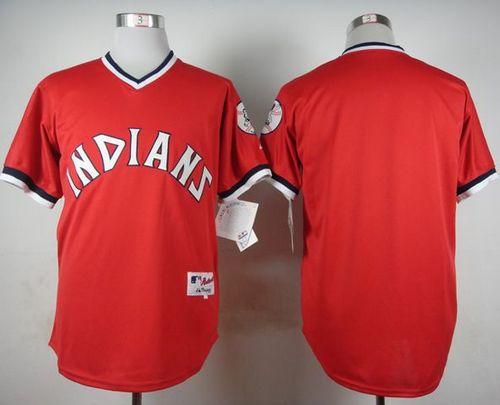 Indians Blank Red 1974 Turn Back The Clock Stitched MLB Jersey Indians Blank Red 1974 Turn Back The Clock Stitched MLB Jersey