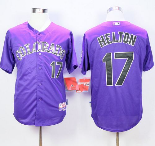 Rockies #17 Todd Helton Purple Cool Base Stitched MLB Jersey Rockies #17 Todd Helton Purple Cool Base Stitched MLB Jersey