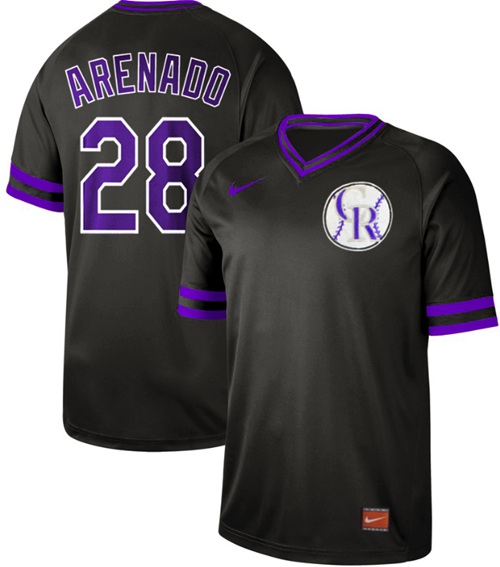 Nike Rockies #28 Nolan Arenado Black Authentic Cooperstown Collection Stitched MLB Jersey Nike Rockies #28 Nolan Arenado Black Authentic Cooperstown Collection Stitched MLB Jersey