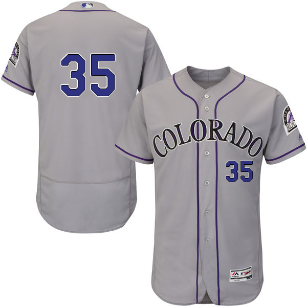 Rockies #35 Chad Bettis Grey Flexbase Authentic Collection Stitched MLB Jersey Rockies #35 Chad Bettis Grey Flexbase Authentic Collection Stitched MLB Jersey