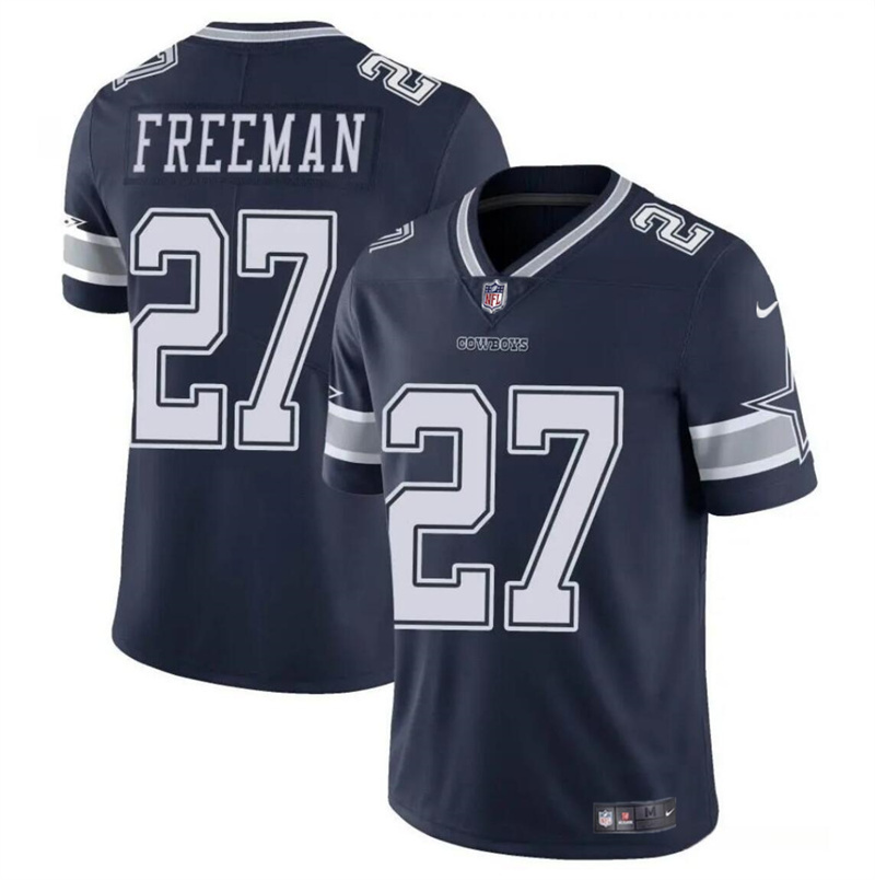 Men's Dallas Cowboys #27 Royce Freeman Navy Vapor Untouchable Limited Stitched Football Jersey Men's Dallas Cowboys #27 Royce Freeman Navy Vapor Untouchable Limited Stitched Football Jersey